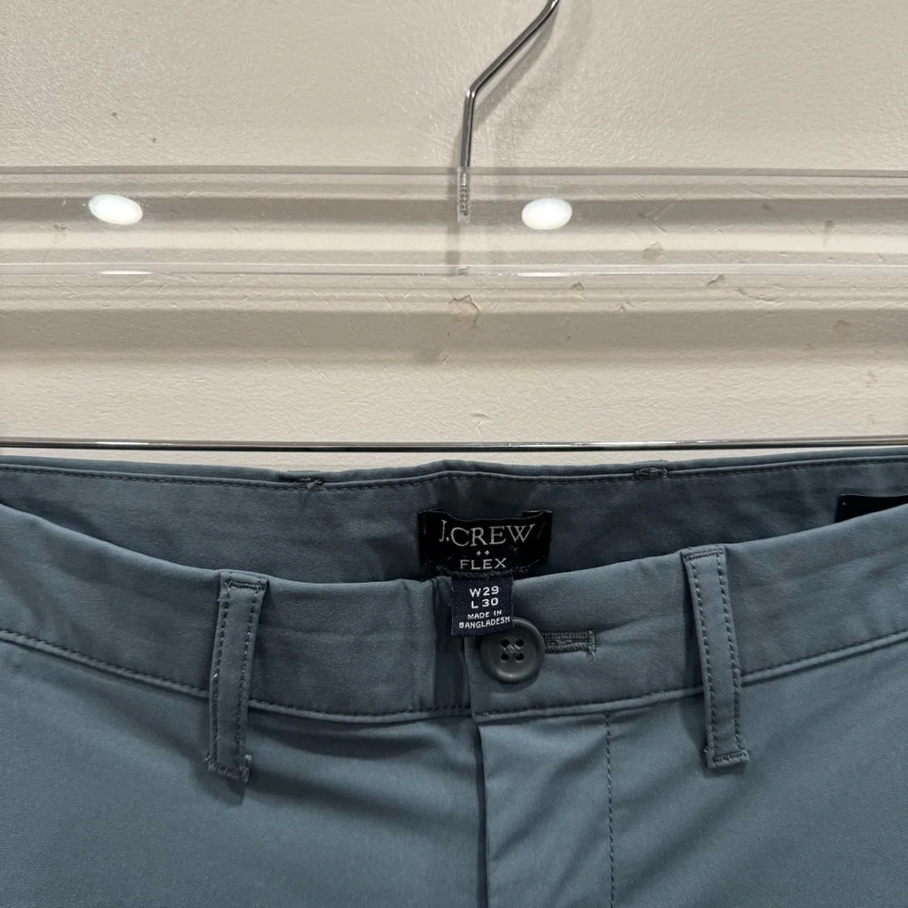 J. Crew Factory Men’s Slim Fit Tech Chino Pants in Mountain Fog 29W 30L 2024